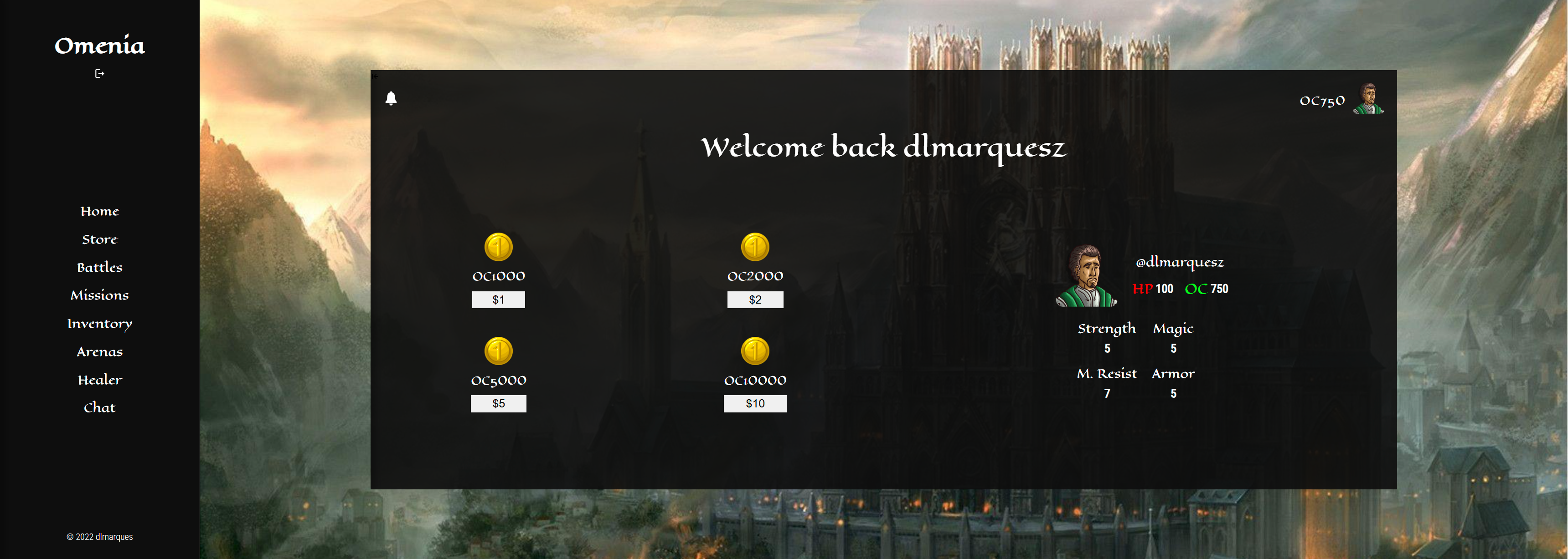 Omenia – RPG Multiplayer Game